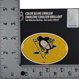 Pittsburgh Penguins Bling Oval Auto Emblem