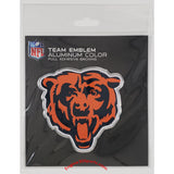 Chicago Bears Die Cut Color Auto Emblem - Bear Head Logo