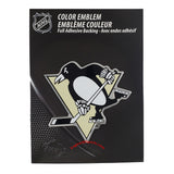Pittsburgh Penguins Die Cut Color Auto Emblem - Old Gold Color Logo