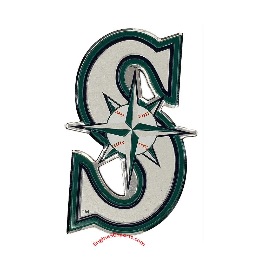 Seattle Mariners Die Cut Color Auto Emblem