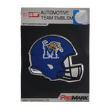 Memphis Tigers Die Cut Color Helmet Auto Emblem - Helmet