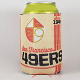 San Francisco 49ers Vintage Style 2 Sided Can Holder