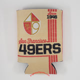 San Francisco 49ers Vintage Style 2 Sided Can Holder