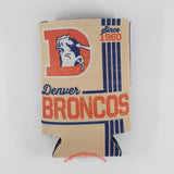 Denver Broncos Vintage Style 2 Sided Can Holder