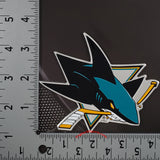 San Jose Sharks Die Cut Color Auto Emblem