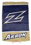 Akron Zips 2 Sided Garden Flag