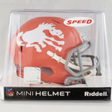 Denver Broncos 1966 Throwback Riddell Speed Mini Helmet