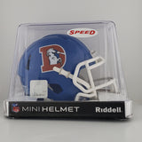 Denver Broncos 1975-1996 Throwback Riddell Speed Mini Helmet