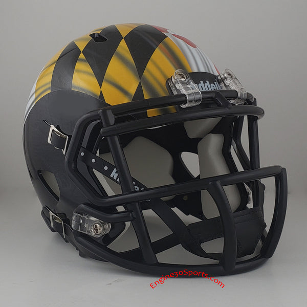 2015 maryland football helmets Terrapins Riddell Speed Mini Helmet Size:17.3 Inch (20''X13''X10'') Matein, Rolling Travel Backpack, sotocasco