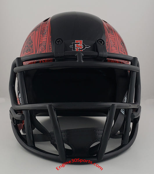 aztec football helmets San Diego State Aztecs Riddell Speed Mini Helmet – Engine30Sports