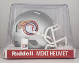 Liberty Flames Riddell Speed Mini Helmet - Silver Eagle