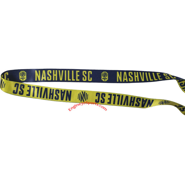 WinCraft Nashville SC Lanyard - Officially Licensed 1 Inch Wide Neck Strap With Detachable Buckle, Yellow