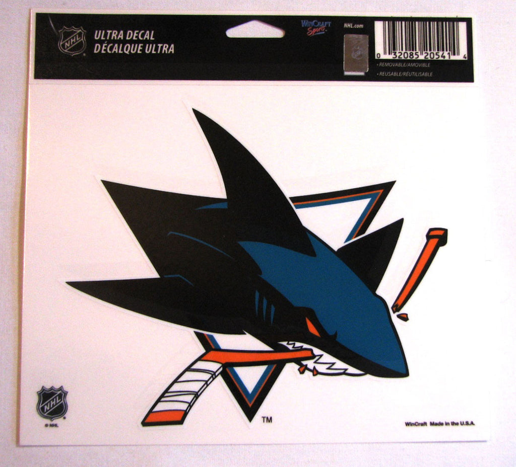 San Jose Sharks 5"x6" Decal