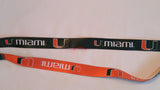 Miami Hurricanes Dual Color 24" Lanyard 3