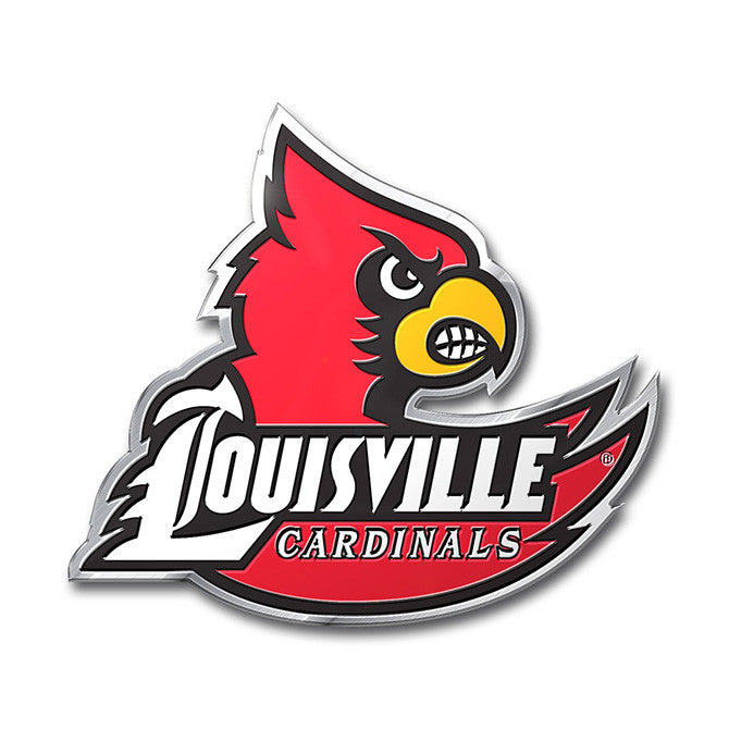 Louisville Cardinals Die Cut Color Auto Emblem