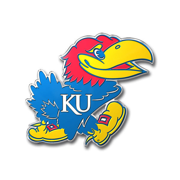Kansas Jayhawks Die Cut Color Auto Emblem