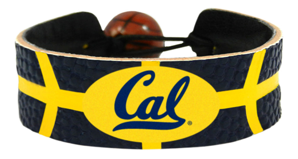 Cal Bears Team Color Basketball Bracelet