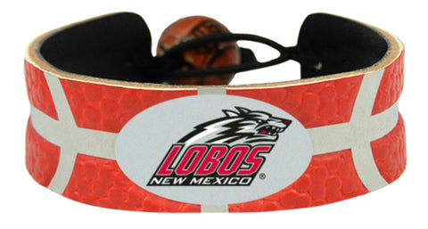 New Mexico Lobos Team Color Basketball Bracelet