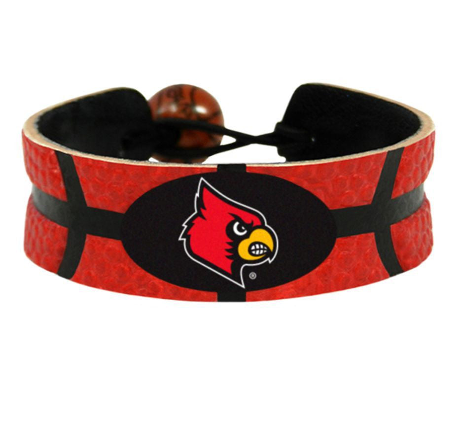 Louisville Cardinals Team Color Basketball Bracelet