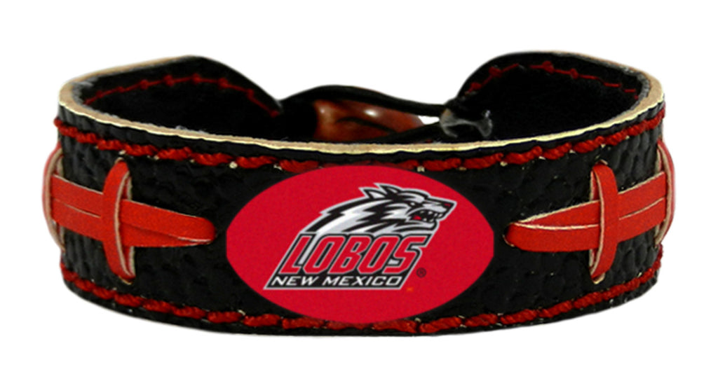 New Mexico Lobos Team Color Football Bracelet
