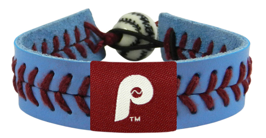 Philadelphia Phillies Team Color Retro Logo Bracelet