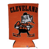 Cleveland Browns Retro Style 2 Sided Can Holder