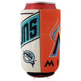 Miami Marlins Vintage Design 2 Sided Can Holder