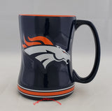 Denver Broncos 14oz Sculpted Coffee Mug