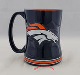 Denver Broncos 14oz Sculpted Coffee Mug