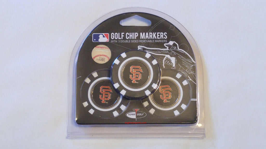 San Francisco Giants Golf Chip with Marker - 3 Pack