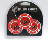 Washington Capitals Golf Chip with Marker - 3 Pack