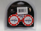 Washington Capitals Golf Chip with Marker - 3 Pack