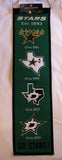 Dallas Stars 8"x32" Wool Heritage Banner