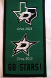 Dallas Stars 8"x32" Wool Heritage Banner