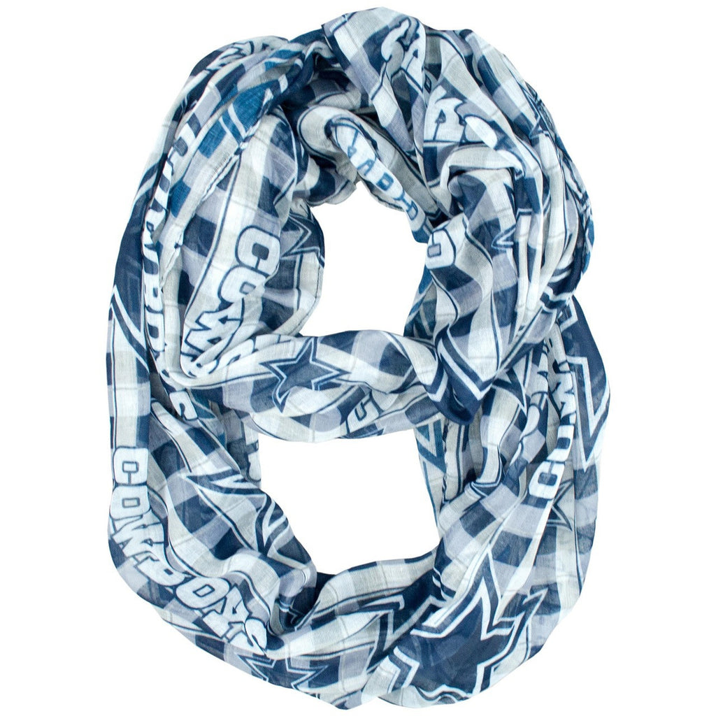 Dallas Cowboys Infinity Scarf - Plaid