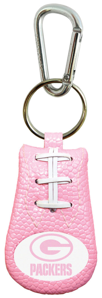Green Bay Packers Pink Keychain