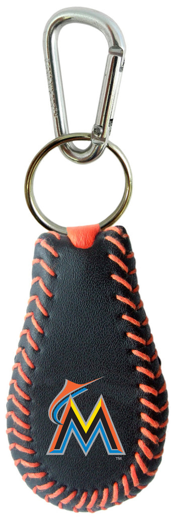 Miami Marlins Team Color Keychain