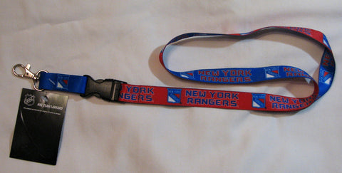 New York Rangers 22" Lanyard with Detachable Buckle
