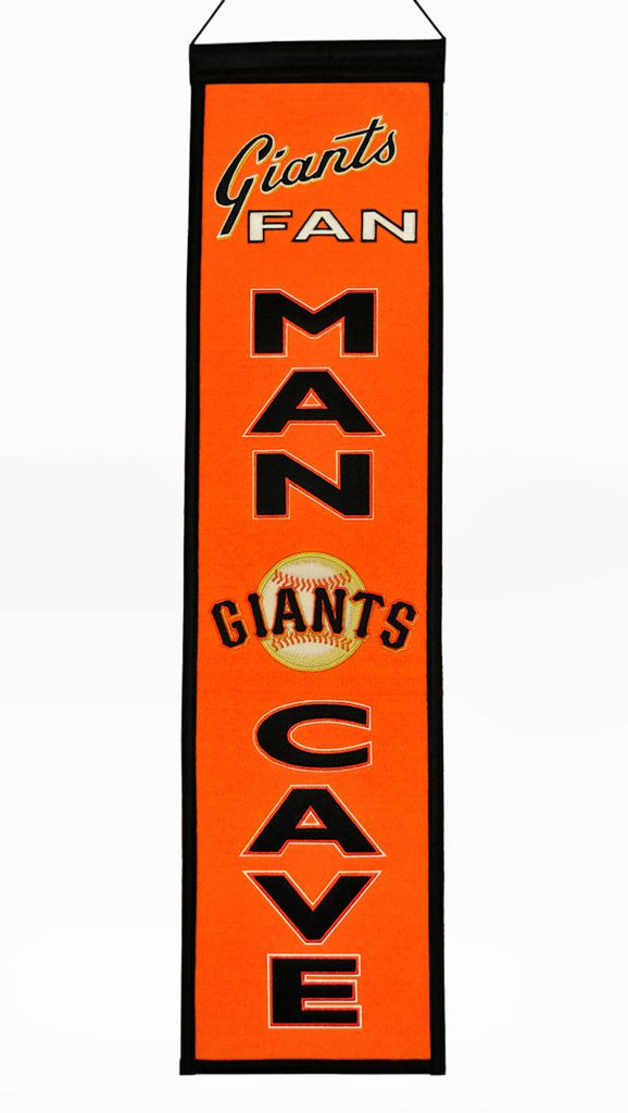 San Francisco Giants 8"x32" Wool Man Cave Banner