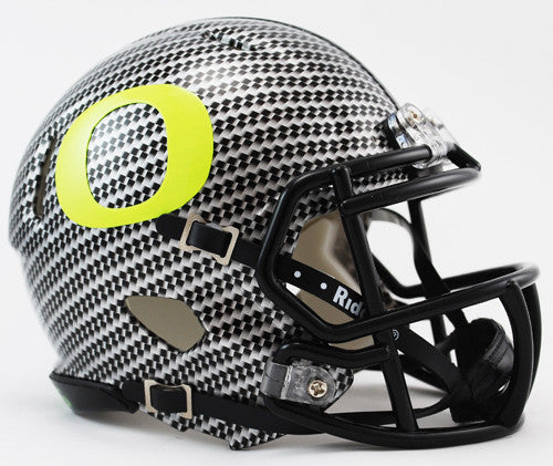 are there carbon fiber football helmets Oregon Ducks Riddell Speed Mini Helmet