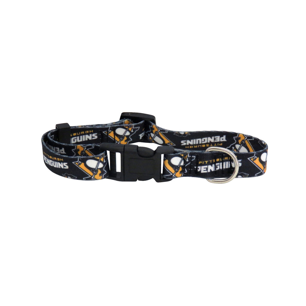 Pittsburgh Penguins Pet Collar - Size Large