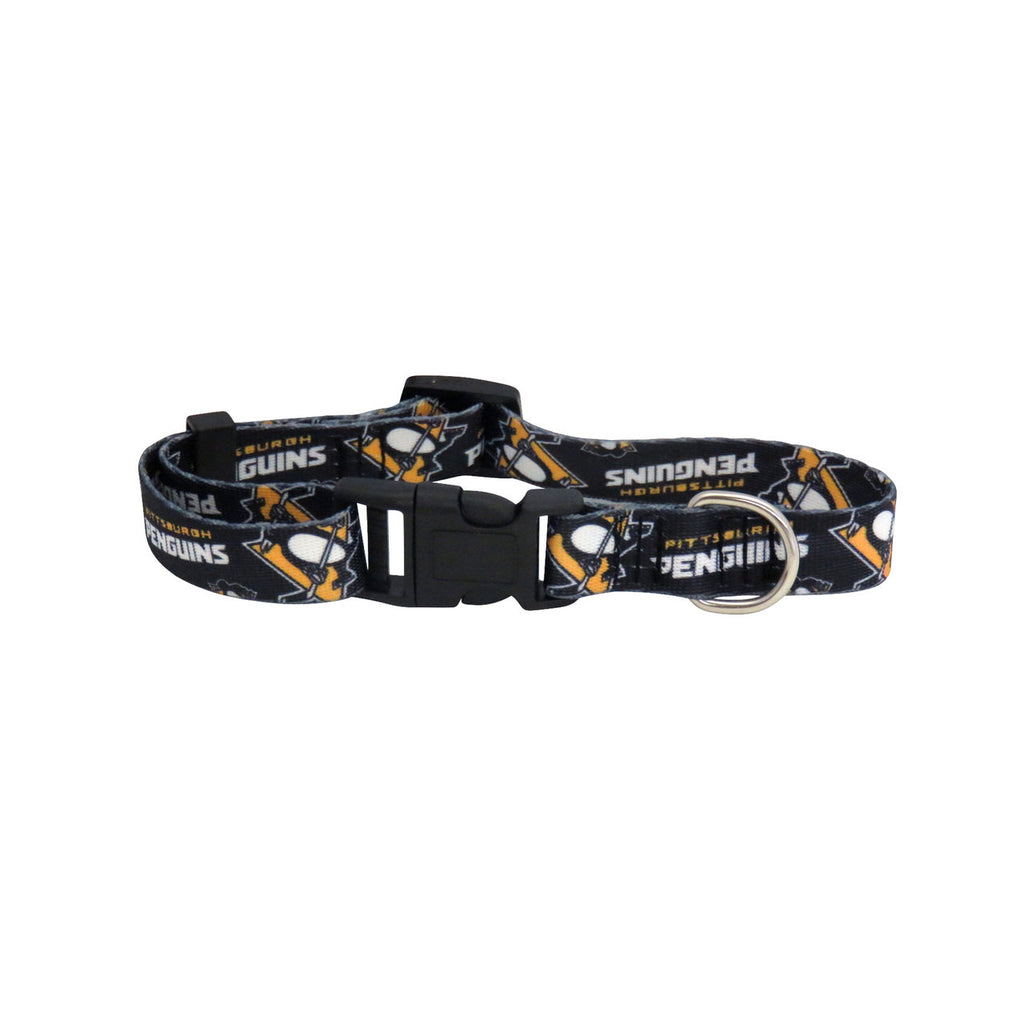 Pittsburgh Penguins Pet Collar - Size Medium