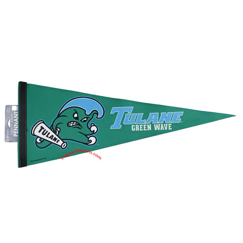 Tulane Green Wave 12"x30" Premium Pennant