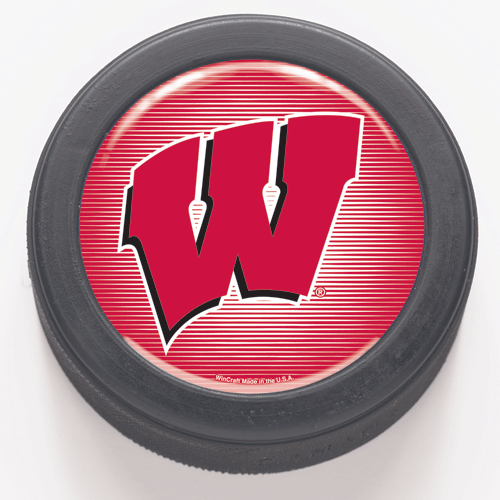 Wisconsin Badgers Domed Hockey Puck