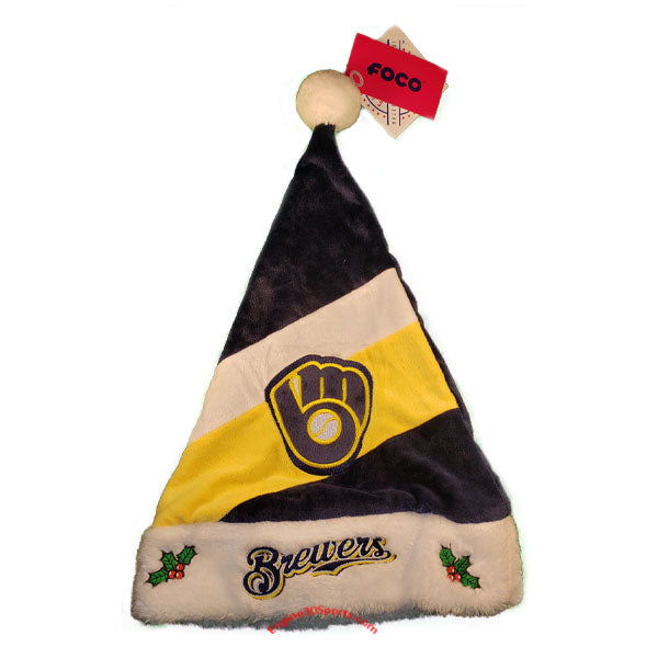 Milwaukee Brewers Santa Hat