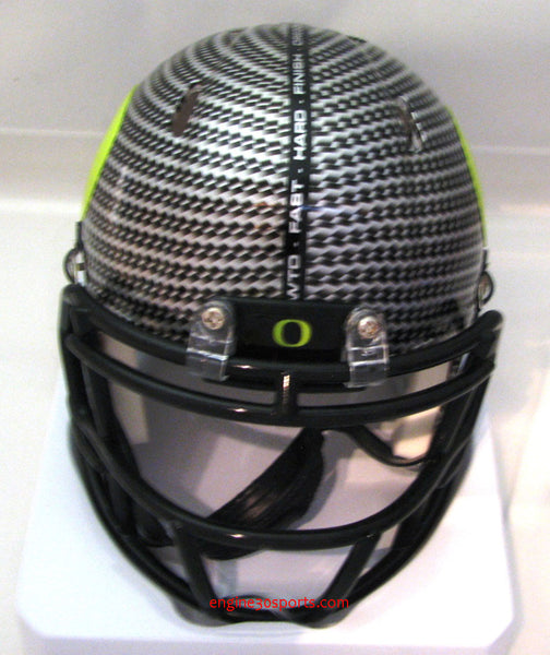 carbon fiber football helmets for sale Oregon Ducks Riddell Speed Mini Helmet