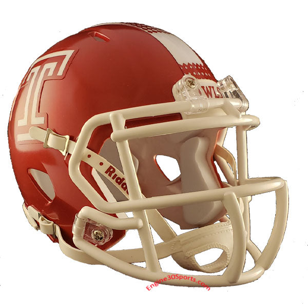 Temple Owls Riddell Speed Mini Helmet