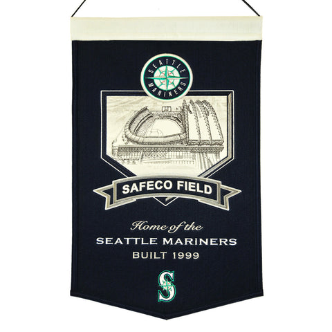 Seattle Mariners 20"x15" Wool Stadium Banner - Safeco Field