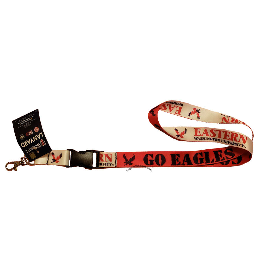 Eastern Washington Eagles 22" Lanyard with Detachable Buckle