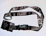 Las Vegas Raiders 22" Lanyard with Detachable Buckle